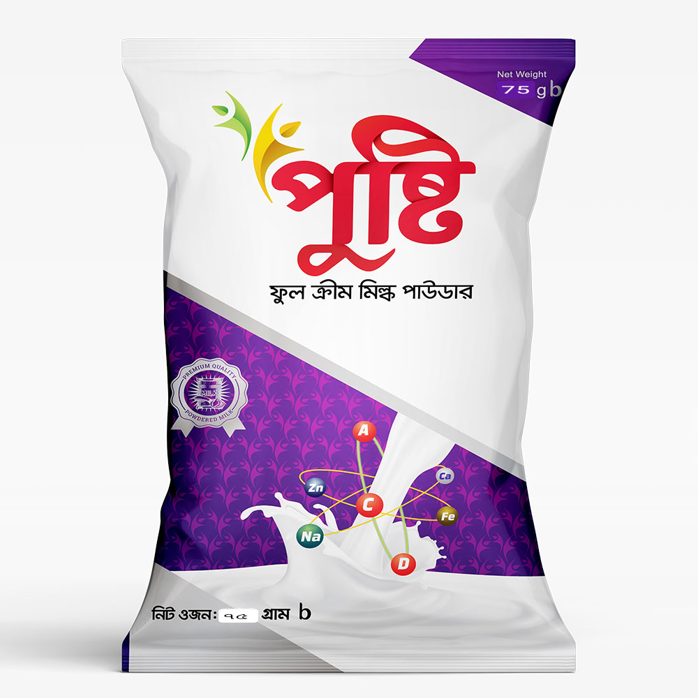 Pusti full cream milk(৭৫ গ্রাম পুস্টি ফুল ক্রিম দুধ)