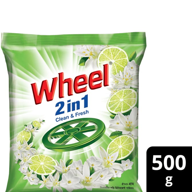 Wheel 2in1 Clean & Fresh(500gmহুইল 2in1 পরিষ্কার এবং তাজা)