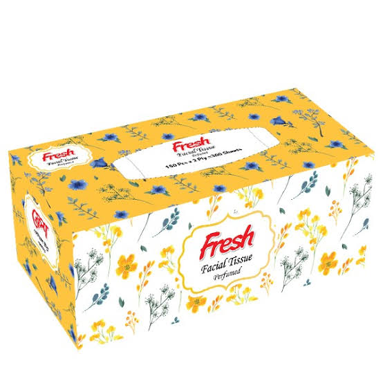 fresh tissue box(150×300pcsফ্রেশ টিস্যু বক্স)