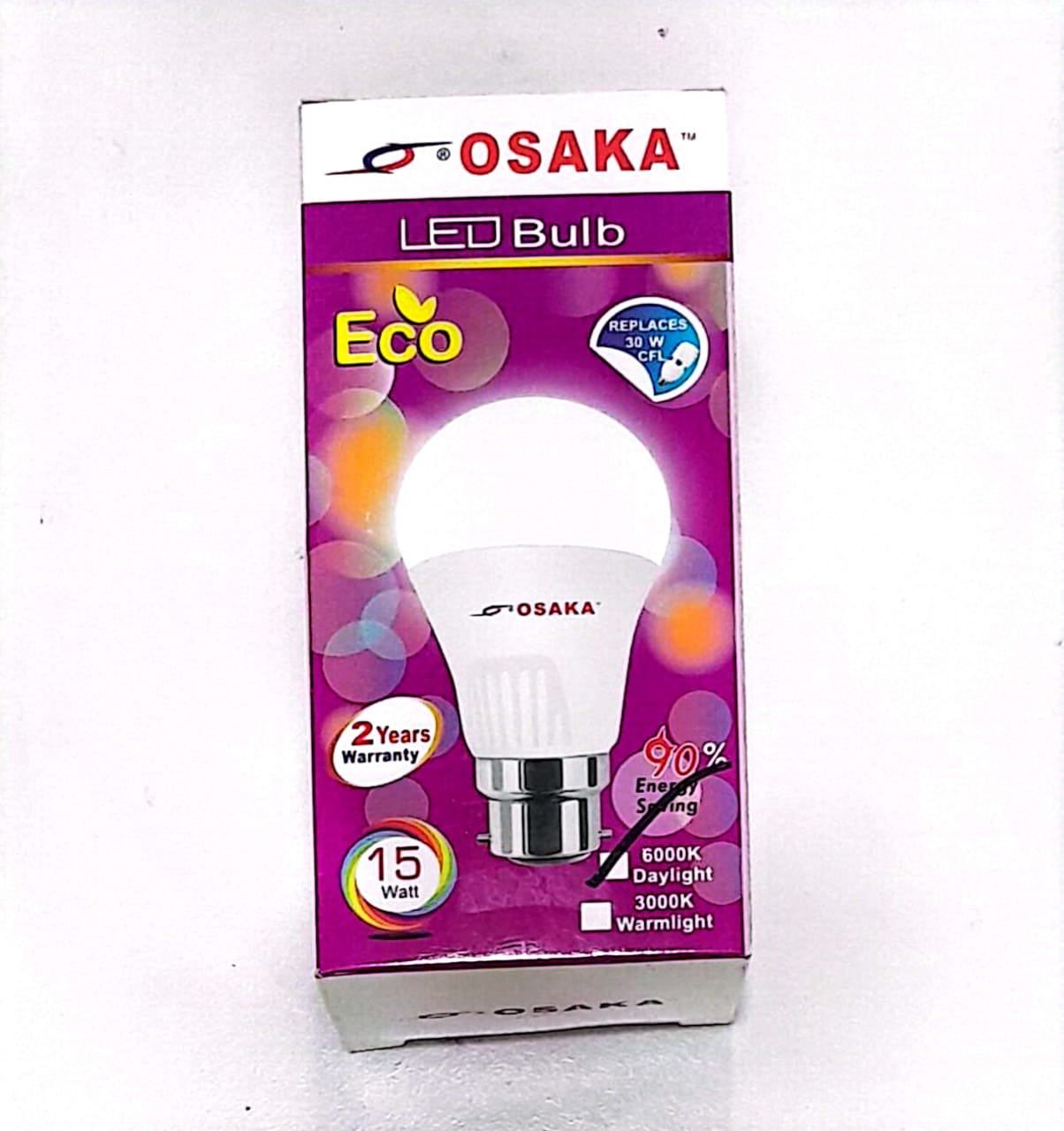 Osaka Led Light  (15 Watt ২ বছরের ওয়ারেন্টি লাইট) 