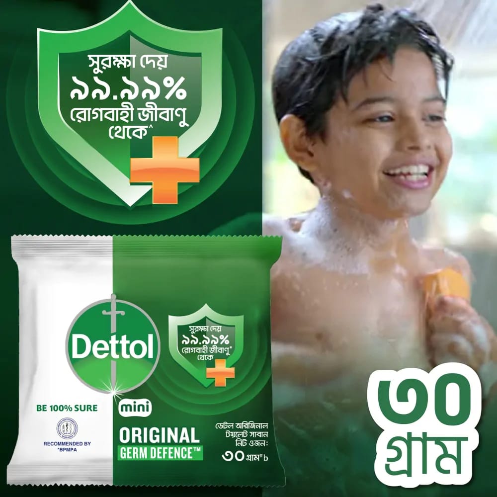 Dettol original Soap (30gmডেটল আসল সাবান)