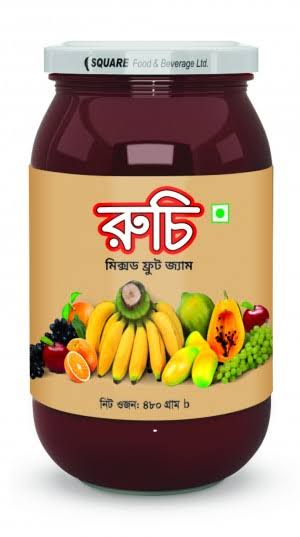 Ruchi Mixed Fruit Jam(500gmরুচি মিক্সড ফ্রুট জ্যাম)