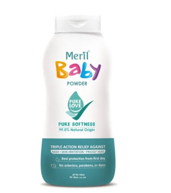 Meril Baby powder(100gmমেরিল বেবি পাউডার)