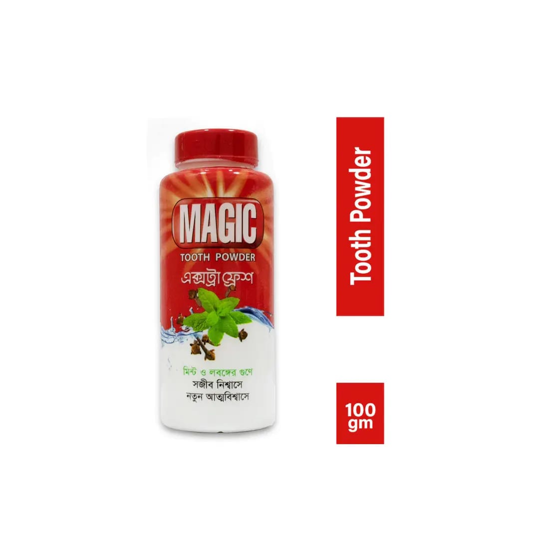 Magic tooth powder(100gmম্যাজিক টুথ পাউডার)