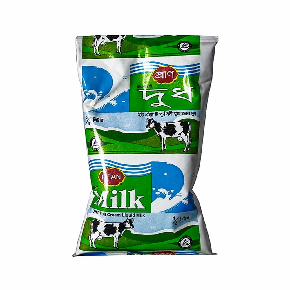 Pran full cream liquid Milk(500gmপ্রাণ ফুল ক্রিম লিকুইড মিল্ক)