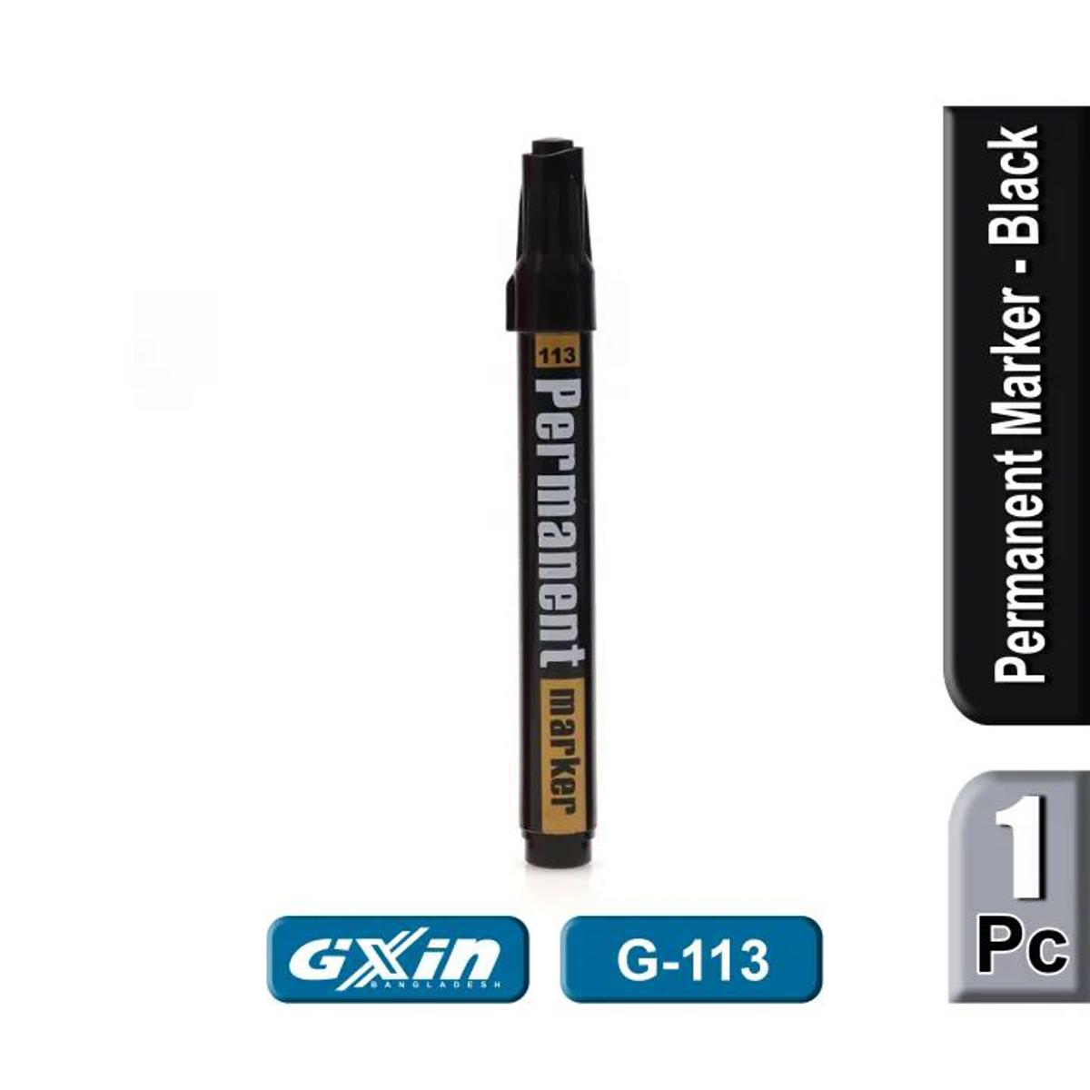 permanent marker black(1pcsস্থায়ী মার্কার কালোL)