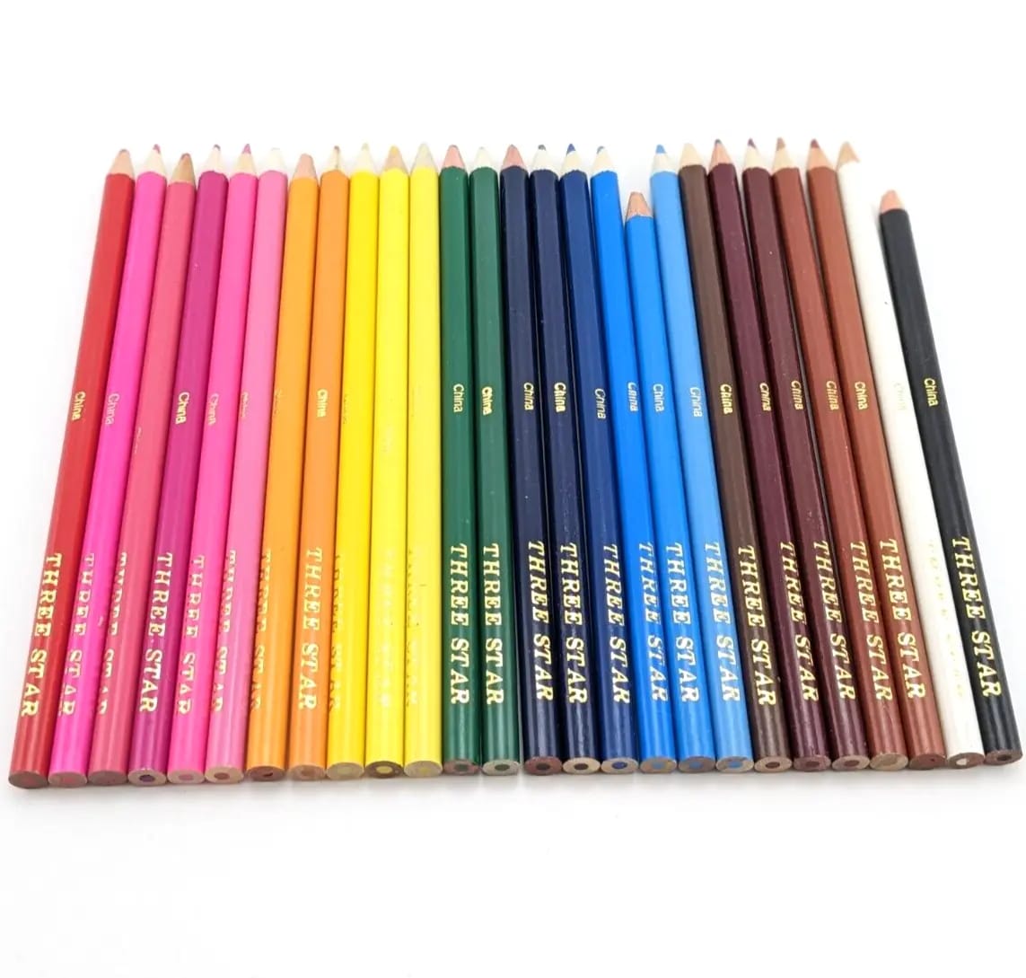 Star color pencil made in china(1pcsচীনে তৈরি তারকা রঙের পেন্সিল)