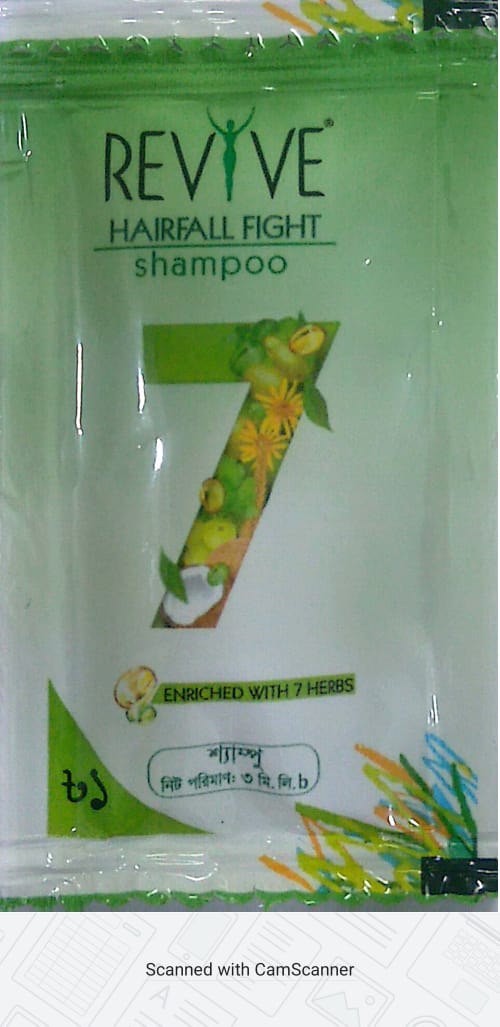 Revive hair fall fight shampoo(3ml12 pcs রিভাইভ চুল পড়া প্রতিরোধ শ্যাম্পু পুনরুজ্জীবিত)