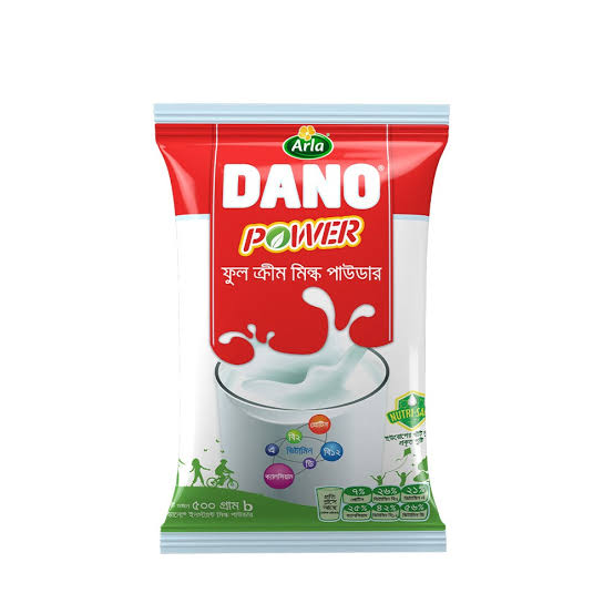 DANO ( 500gm ডানো পাওয়ার  গুঁড়া দুধ)