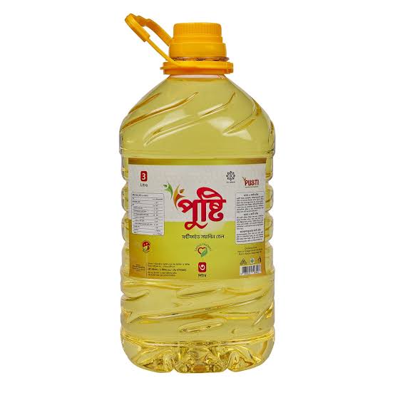 PUSTI SOYBEAN OIL(3 Litter পুষ্টি সয়াবিন তেল )